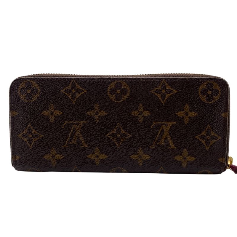 Louis Vuitton M60742 Portefeuille Cles Mance Round Zipper Monogram Long Wallet