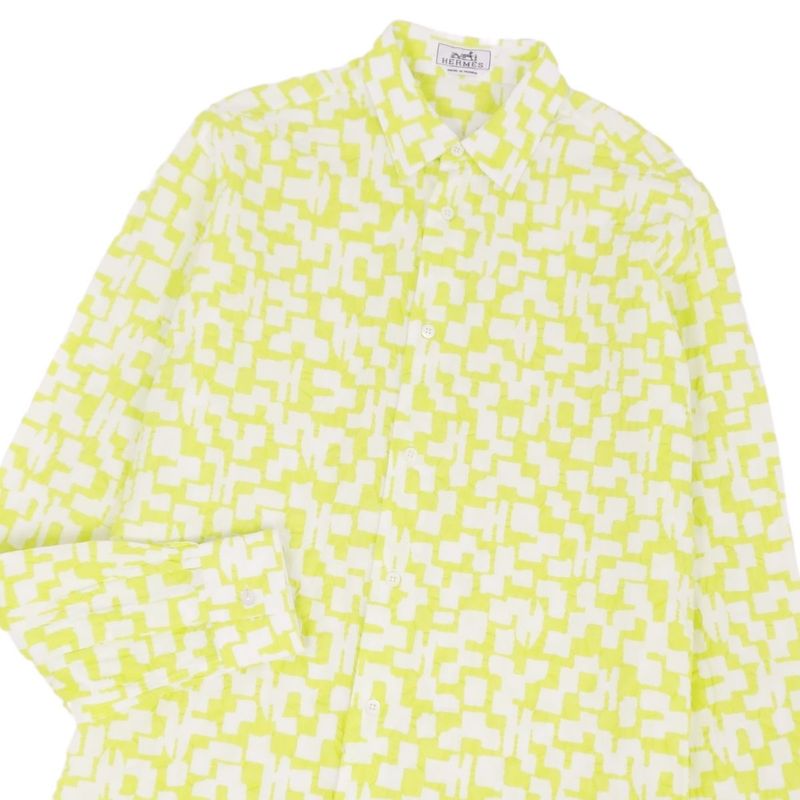 Hermes 21SS Shirt Long Sleeve Long Sleeve Total Pattern Co