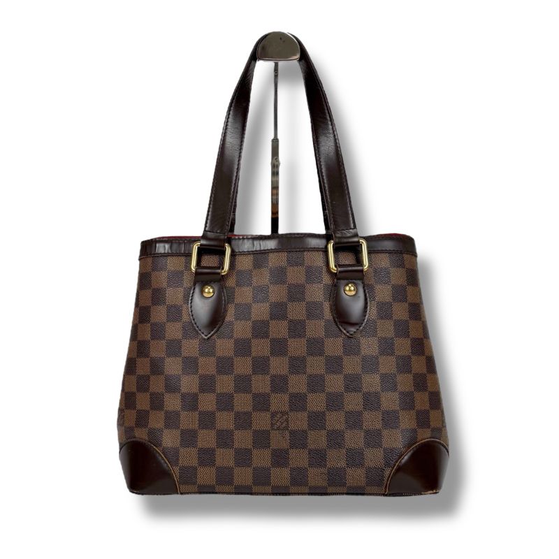 Louis Vuitton Louis Vuitton Damier Leather Ebène Hampstead PM Mini Tote Handbag