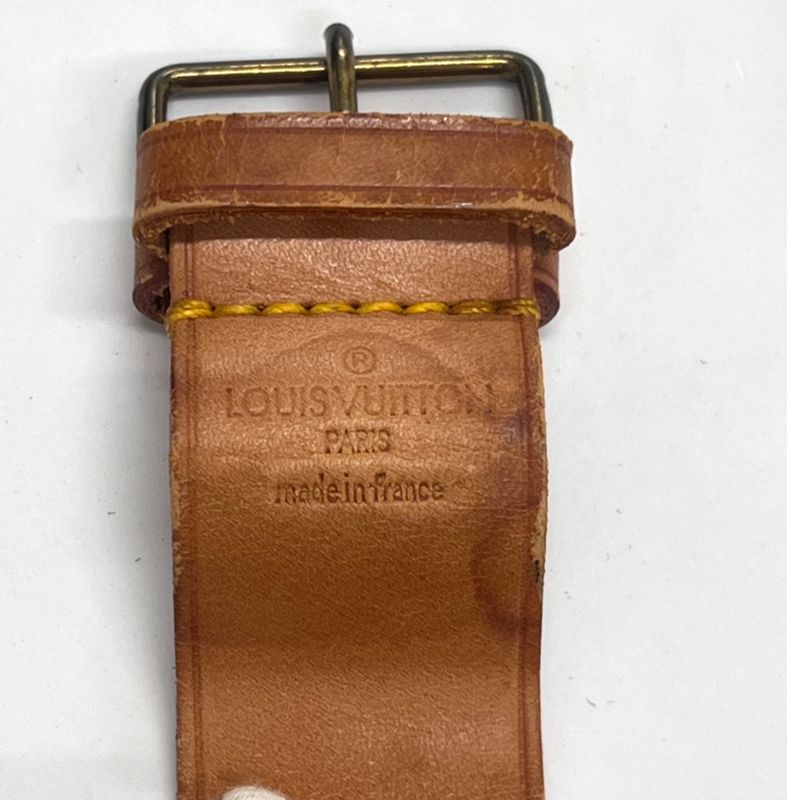 Louis Vuitton Name Tag Poinier Handle Holder 03bs255