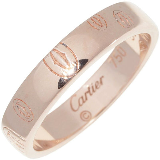 Cartier Ring 18K Pink Gold Happy Birthday Ring SM Logo Cartier Wedding Ring