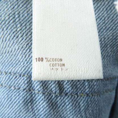Louis Vuitton 100% Cotton Monogram Denim Pants Bottoms Indigo 38 Made In Italy