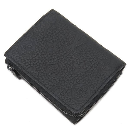 Louis Vuitton Trifold Wallet Portefeuille Pilot Taurillon Leather Noir Black