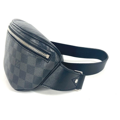 Louis Vuitton Body Bag Bum Bag N40362 Damier Graphite Canvas Black