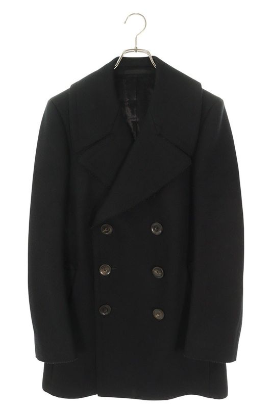 Gucci 162721 Z2415 Double Breasted Pea Coat Men's 44