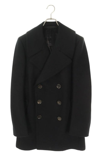 Gucci 162721 Z2415 Double Breasted Pea Coat Men's 44