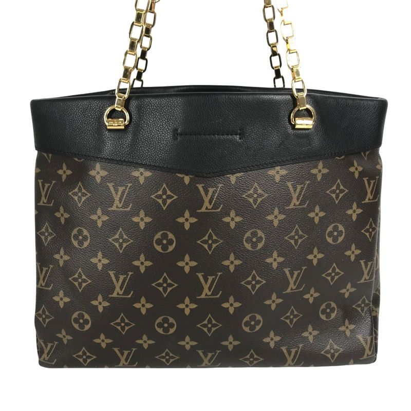 Louis Vuitton Shoulder Bag Pallas Shopper M51198 Monogram Canvas Brown