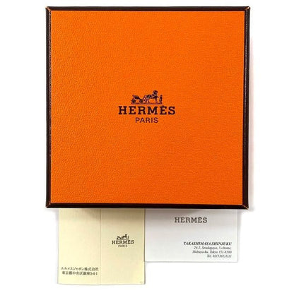 Hermes Bangle Emile GM Silver Navy Bordeaux Excellent Condition