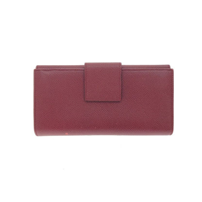 Bvlgari Bvlgari Long Wallet Logo Clip Ruby ​​red 33744