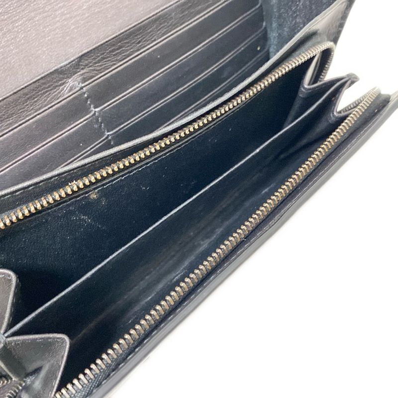 Bottega Veneta Intrecciato Dark Brown Dove Leather Long Wallet