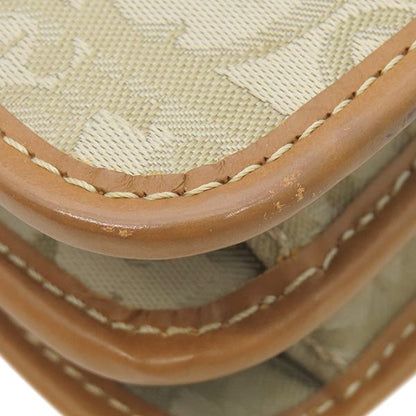 Christian Dior 2way Bag Trotter 2way Handbag Canvas Leather Beige Gold Hardware