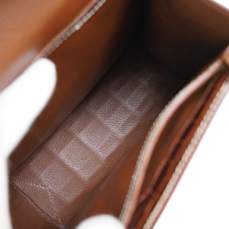 Hermes Lucy PM Tote Bag Niloticus/leather Brown 0125hermes