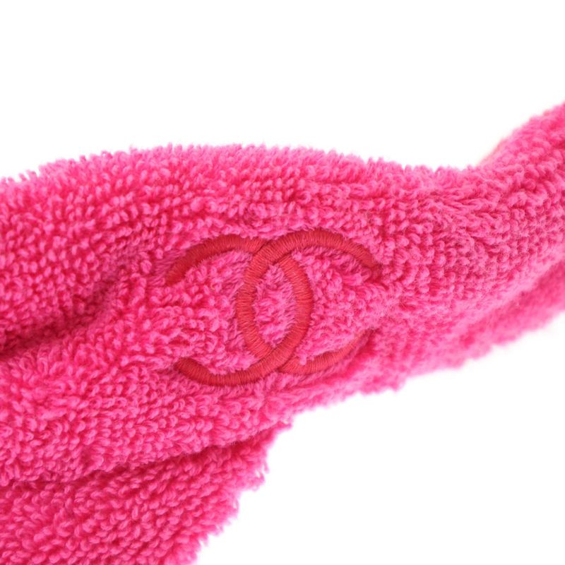 Chanel Pile Sun Visor Pink