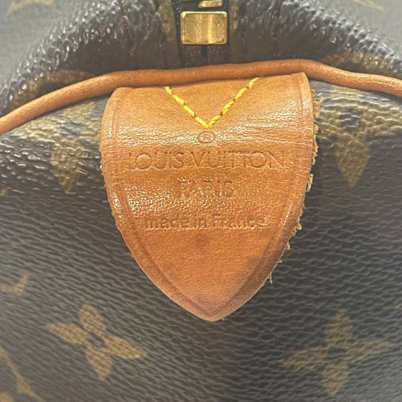 Louis Vuitton Monogram Speedy 30 M41526 Handbag Brown Preowned 005440