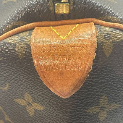 Louis Vuitton Monogram Speedy 30 M41526 Handbag Brown Preowned 005440