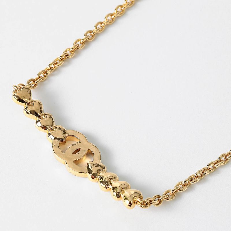 Chanel Necklace Choker Necklace Gold