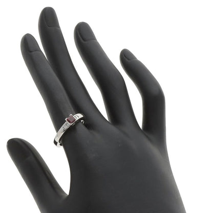 DIOR Garnet Diamond Ring - Pt900 Ladies