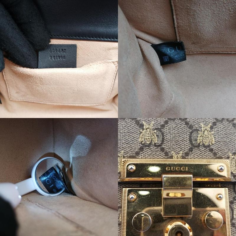 Gucci Padlock Brown PVC Coated Canvas 409487 E025251503