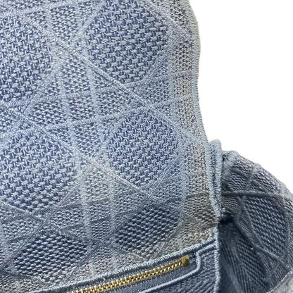 Dior/christian Dior Handbag Lady Dior Medium Bag Blue Gray