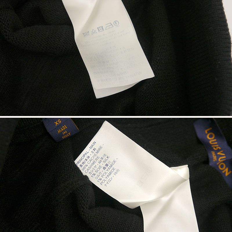 Louis Vuitton Knit Pants Rm201q JZE Hin47w XS Black