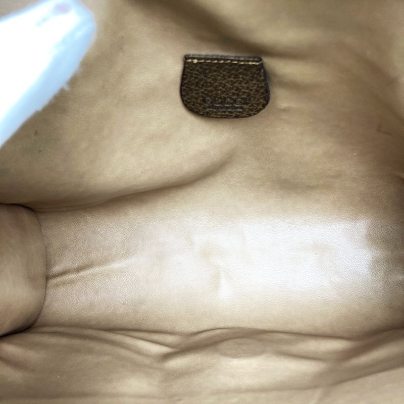 Gucci 0141226052 Second Bag Clutch Bag Pouch GG Supreme Canvas Sherry Vintage