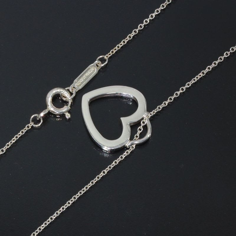 Tiffany & Co Necklace Heart Pendant Silver 925 D9979