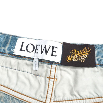 2022ssLoewe Mermaid Shorts Paulas Ibiza Shorts Size 36 Denim Mermaid