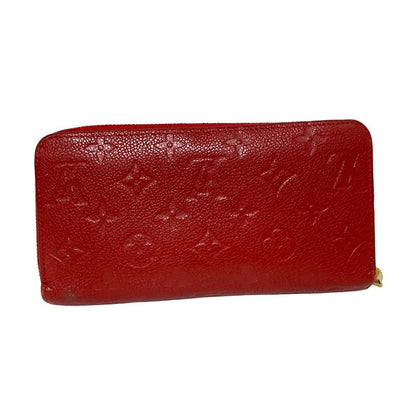 Louis Vuitton Monogram Empreinte Zippy Wallet M63691 Scarlet