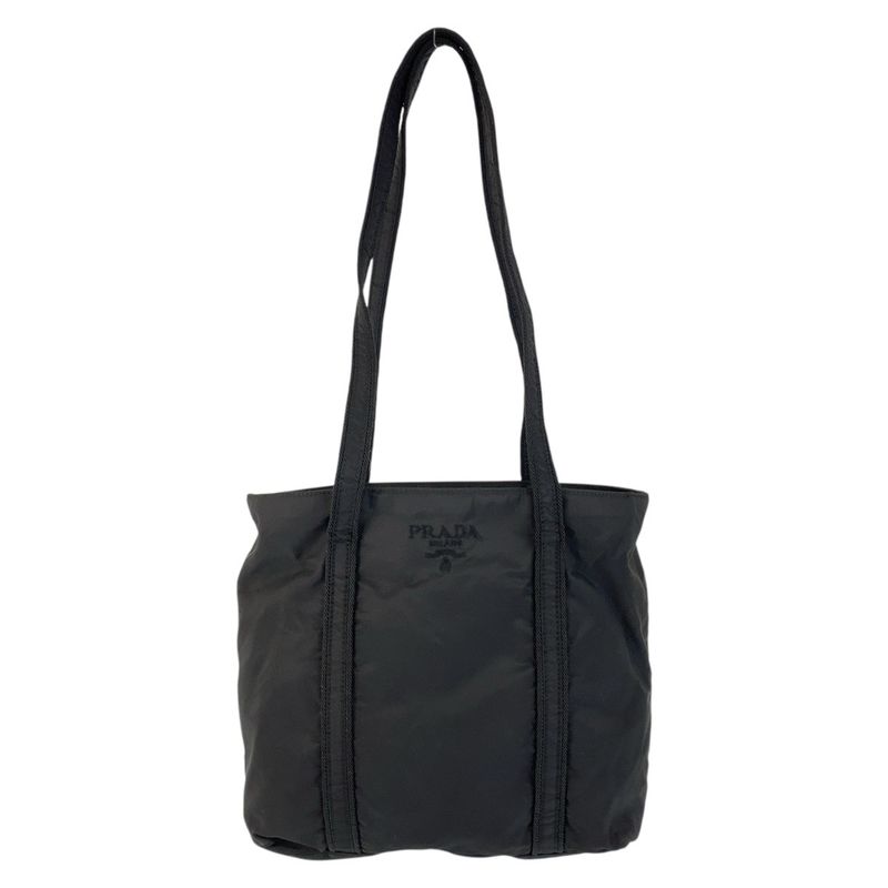Prada Tessuto Black Nylon Tote Shoulder Bag Women 504895