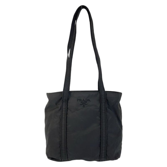 Prada Tessuto Black Nylon Tote Shoulder Bag Women 504895