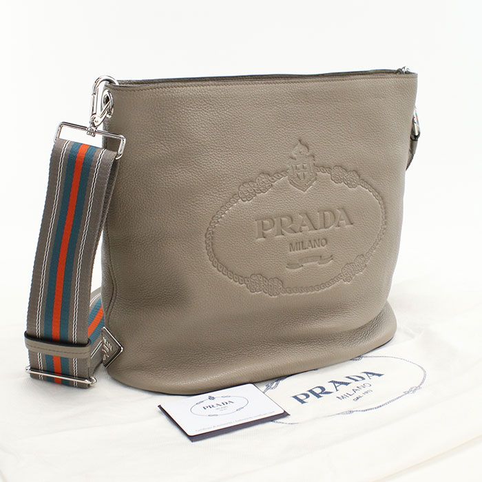 Prada Vittero Phoenix 1be057 Crossbody Shoulder Bag Leather Women