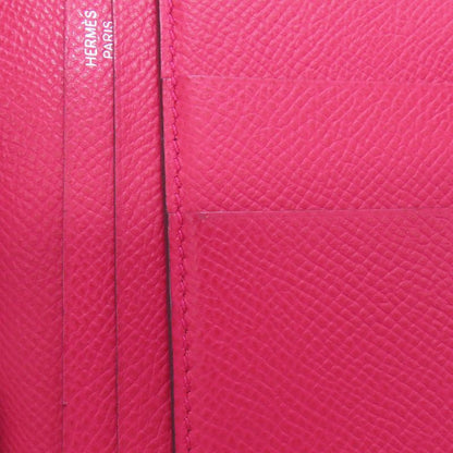 Hermes Bearn Souffle Silver Hardware Long Wallet With Coin Purse Epson Women