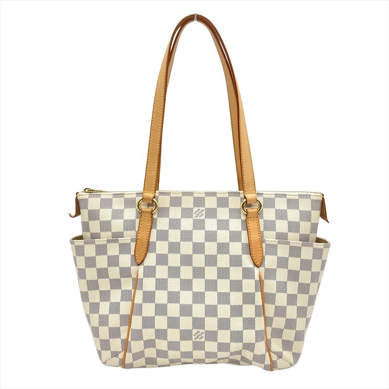 Louis Vuitton Totally PM Tote Bag Damier Azure N41280 White Gold Hardware