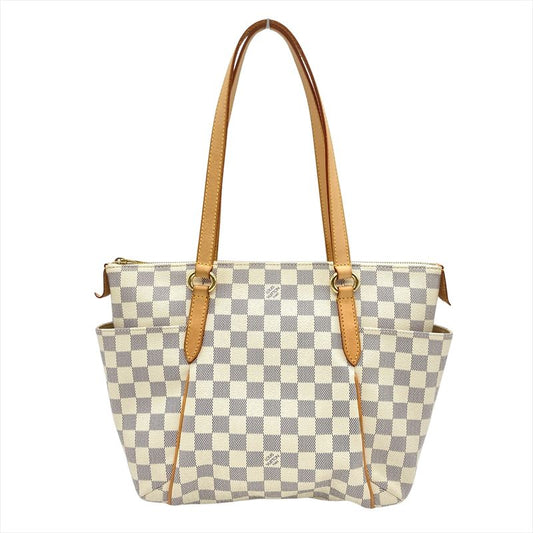 Louis Vuitton Totally PM Tote Bag Damier Azure N41280 White Gold Hardware
