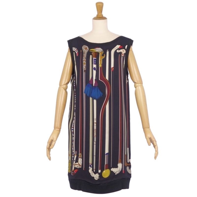Hermes Runway Wear Dress Sleeveless Knit