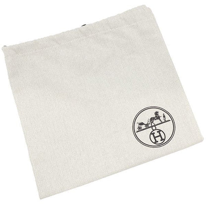 Hermes Tote Bag Garden Party Ttpm Toile Ash Leather Beige and Brown Silver