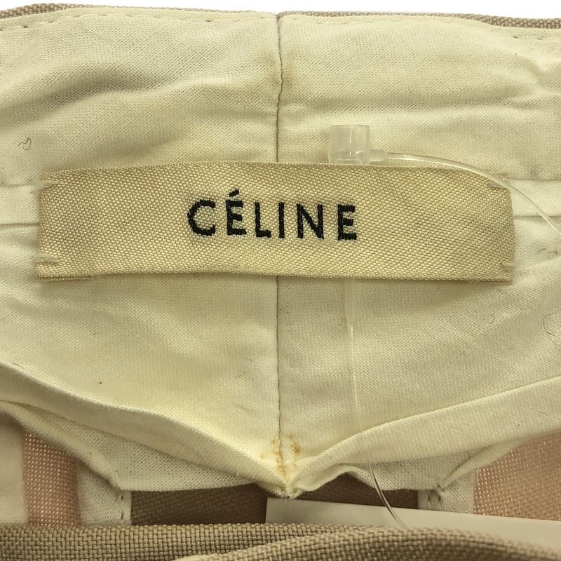 Celine by Phoebe Philo Wool Slack Pants 2 1t81 074b Beige 38