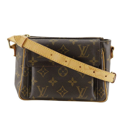 Louis Vuitton Vivacite PM M51165 Monogram Canvas Brown Ca0094 Ladies Shoulder