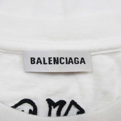 19ss Balenciaga Tattoo LOGO T-shirt Tattoo Logo Back Embroidery Short Sleeve