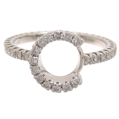 Gucci Diamond Halo White Gold Ring