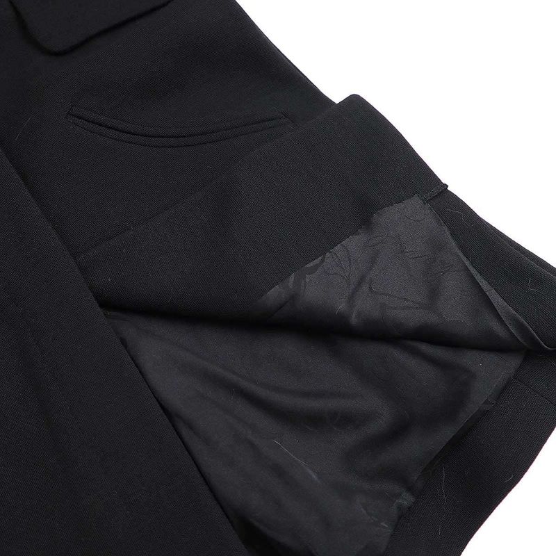 Chanel 2007aw Braided Coco Mark Button Long Jacket P31269v21533 Black 36