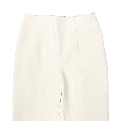 Hermes Slacks High Waist Pants 4h0478dr Size 34 Ivory White Hermes