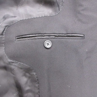 Balenciaga Trimmed and Wrinkled Double Breasted Coat Oversize D Balacia Unisex