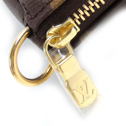 Louis Vuitton M58009 Mini Pochette Axessoire Monogram Canvas Nu Pouch Brown