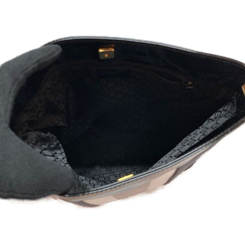 Gucci Shoulder Bag Enamel Canvas 200047