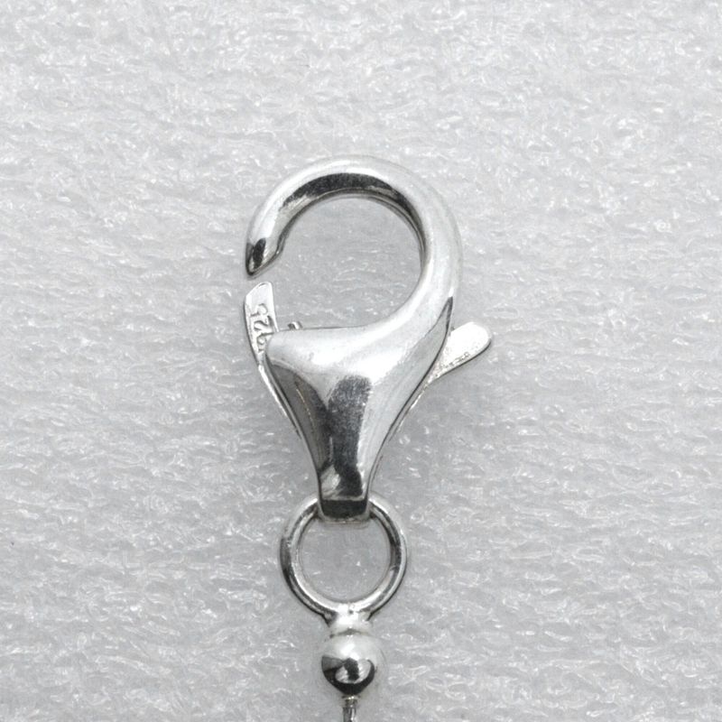 Tiffany & Co Roman Cross Ball Chain Silver 925 Ladies 13.9g Necklace