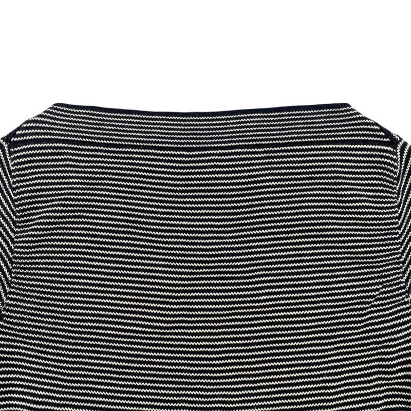 Louis Vuitton Sweater Striped Half Sleeve Knit Rw061w Wiks03mjb M Size Cotton