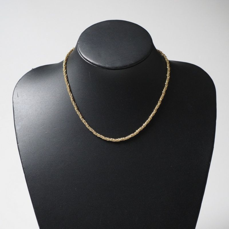 Christian DIOR Vintage Necklace Chain Necklace 20250630 Ra5176