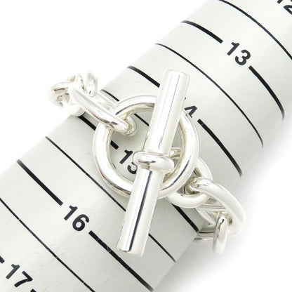 Hermes Bracelet Chaine D'ancre TGM Silver 925 Silver 10 Frames Star Ring Silver