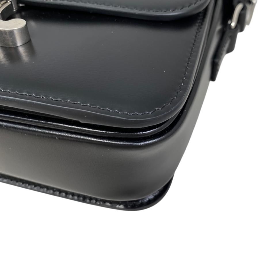 Celine Shoulder Bag Teen Triomphe Bag 188423bf438si Shiny Calfskin Black Silver